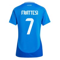 Dres Taliansko Davide Frattesi #7 Domáci pre Ženy ME 2024 Krátky Rukáv